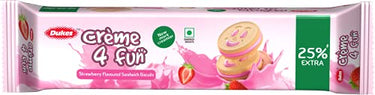 Dukes Cream 4 Fun Biscuits, Strawberry, 150 g